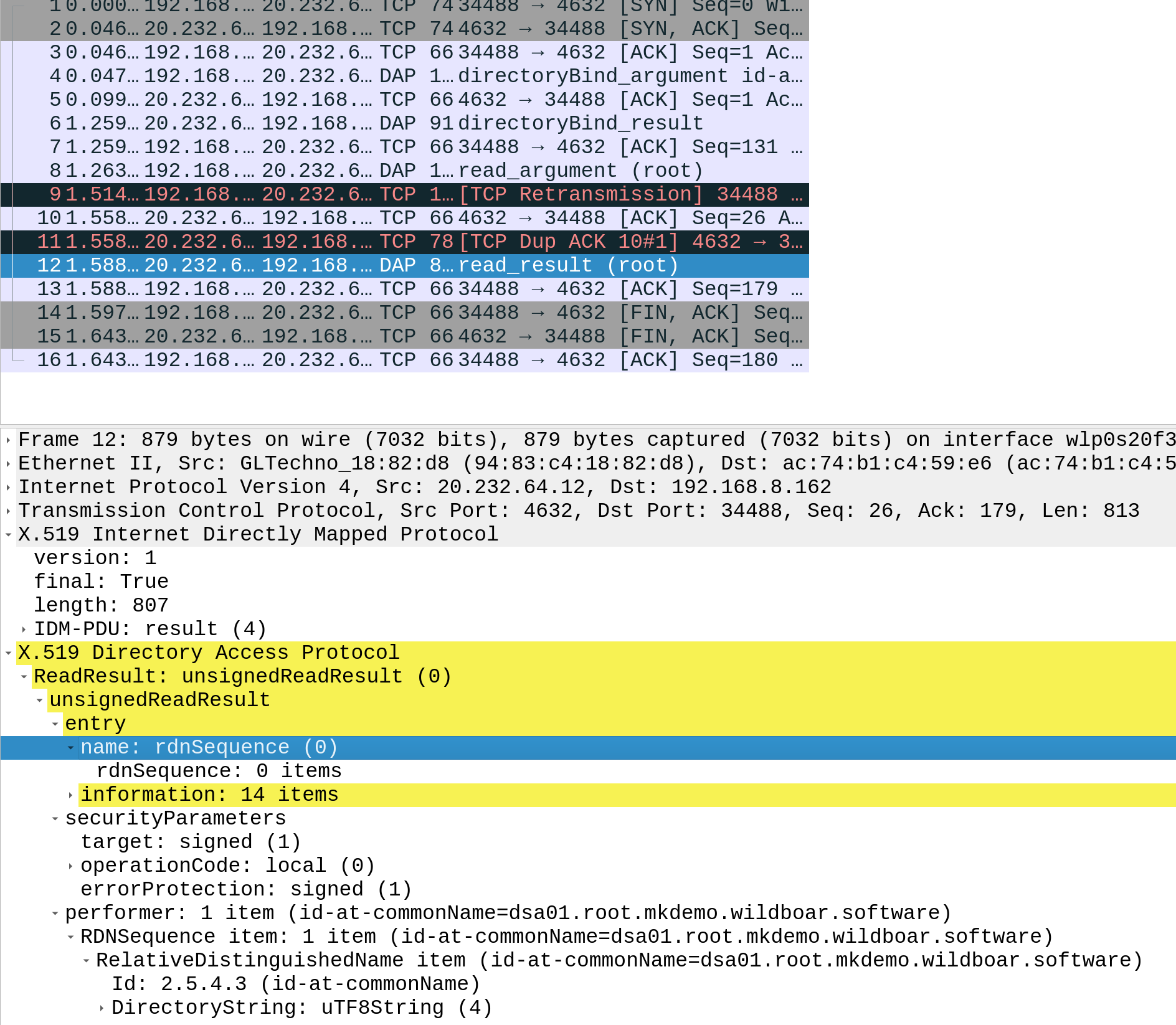 Now you see the directory protocols